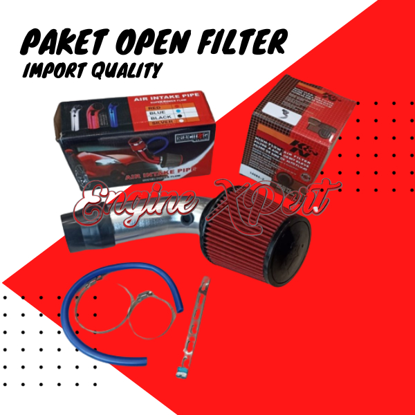 Jual PAKET Open Filter KNN + Pipe Intake Pendek Short Udara Mobil ...