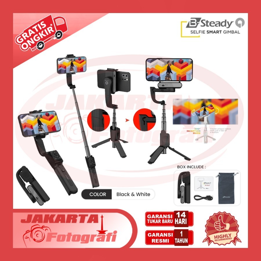 Jual Brica B-Steady Q Selfie Smart Gimbal Stabilizer Smartphone ...