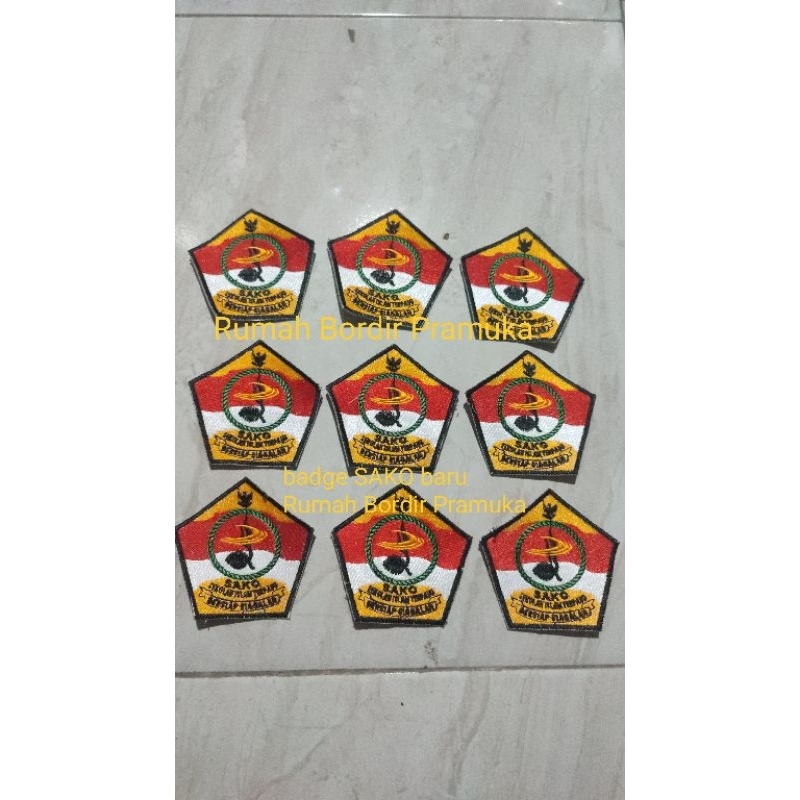 Jual Bordir SAKO/emblem SAKO Pramuka/bordir Satuan Komunitas Pramuka ...