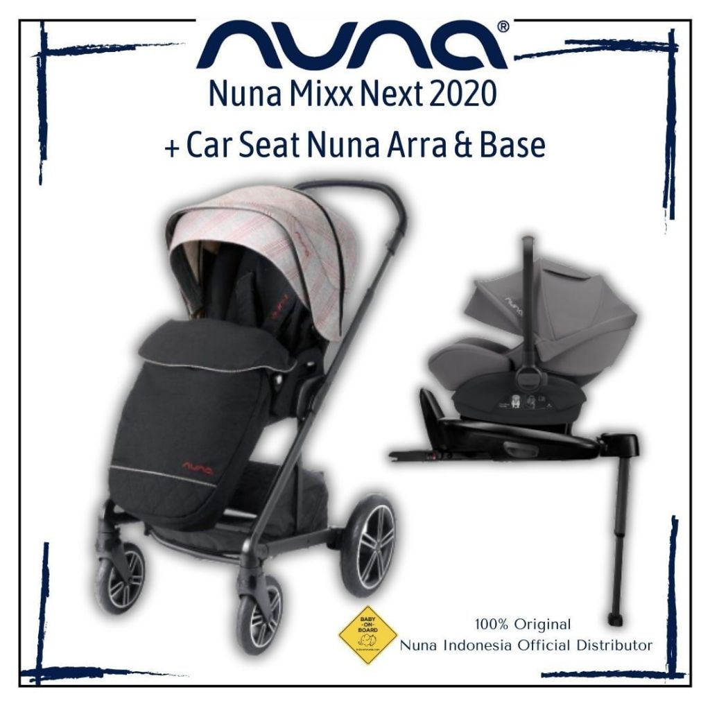 Jual Nuna Mixx Next Stroller FREE ( Carseat ) Kereta Dorong Bayi