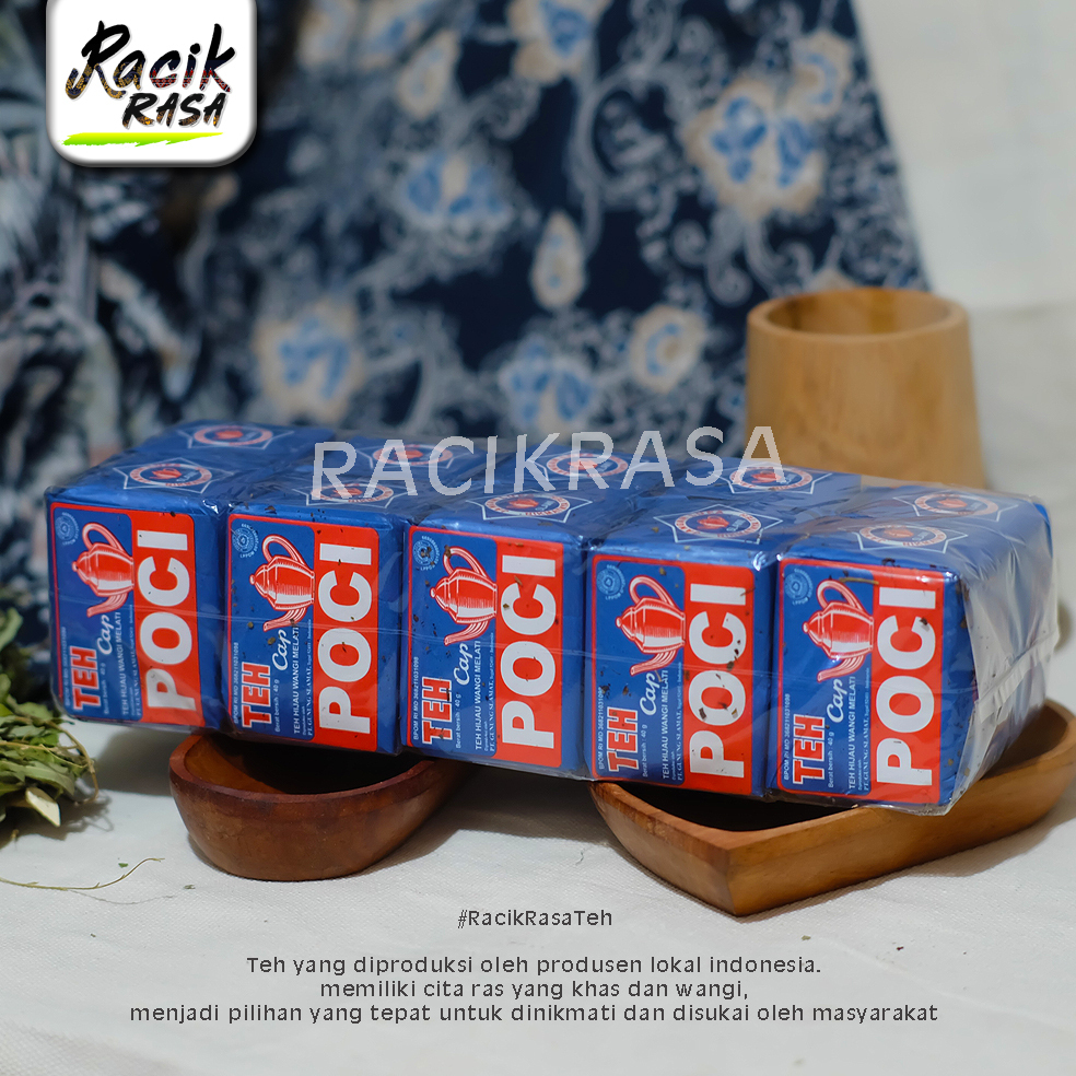 Jual Racik Rasa Slop Teh Cap Poci Biru Slop Tubruk Teh Wangi Melati Harum Bubuk Teh 5675