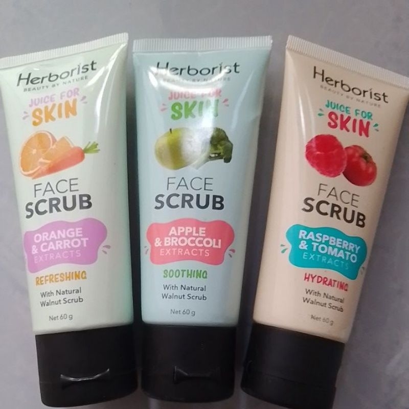 Jual herborist face scrub 60 g Shopee Indonesia