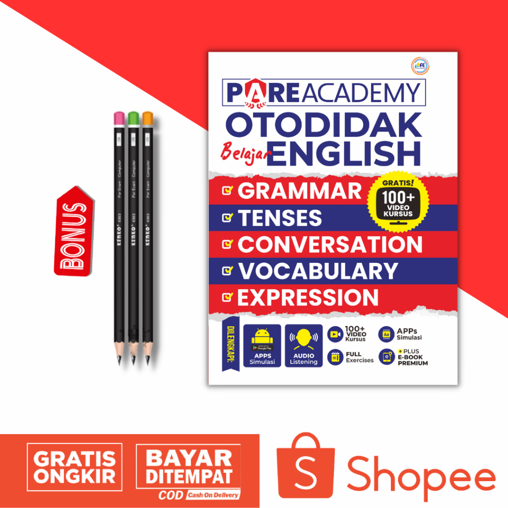 Jual BUKU OTODIDAK BELAJAR ENGLISH PARE ACADEMY / FORUM EDUKASI ...