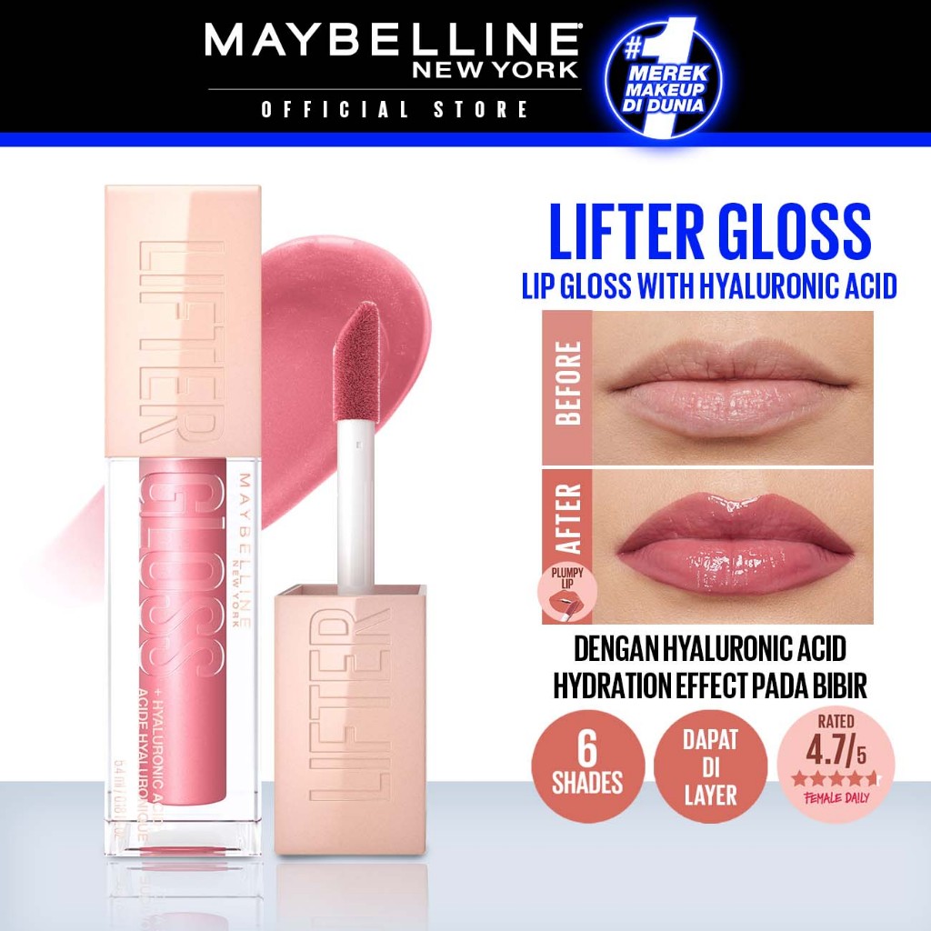 Jual Maybelline Color Sensational Lifter Gloss Plump Make Up 5.4ml