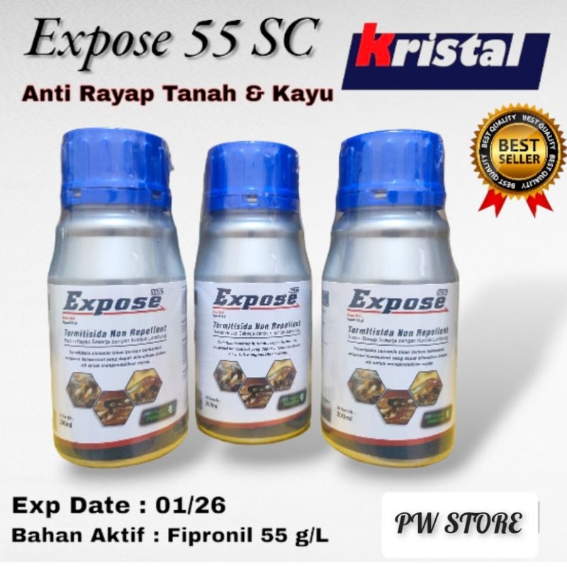 Jual Obat Ampuh Anti Rayap Expose 55sc Racun Rayap Tanah Kayu Best