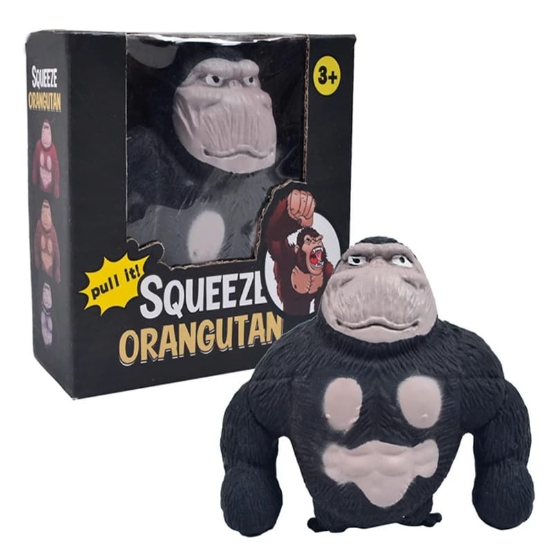 PERABOTRUMAHKU Mainan SQUISHY ORANG UTAN PENYET squishy lempar pukul tonjok  kingkong monyet gorilla S049