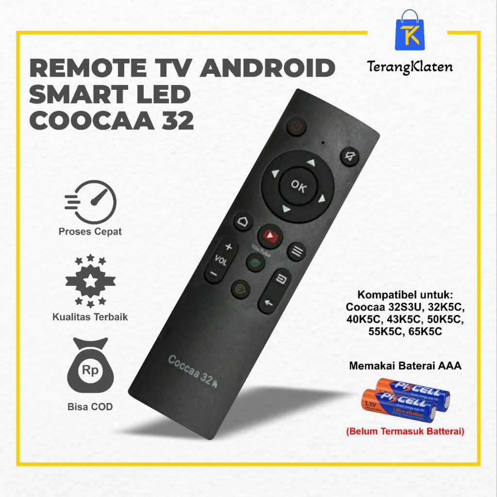 Jual Remote smart android coocaa 32S3U Coocaa | Shopee Indonesia