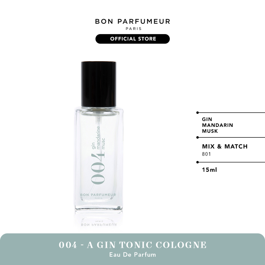 Bon Parfumeur 004: Gin, Mandarine, Musk EDP