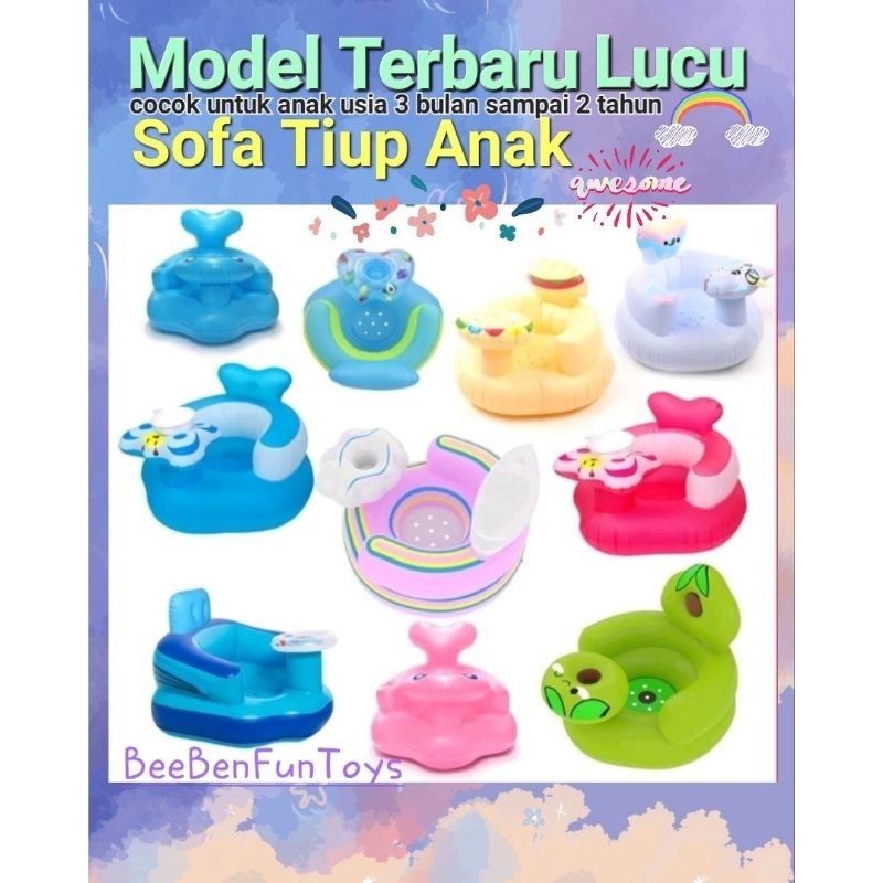 Jual Sofa bayi belajar duduk sofa bayi sofa kursi makan bayi tiup