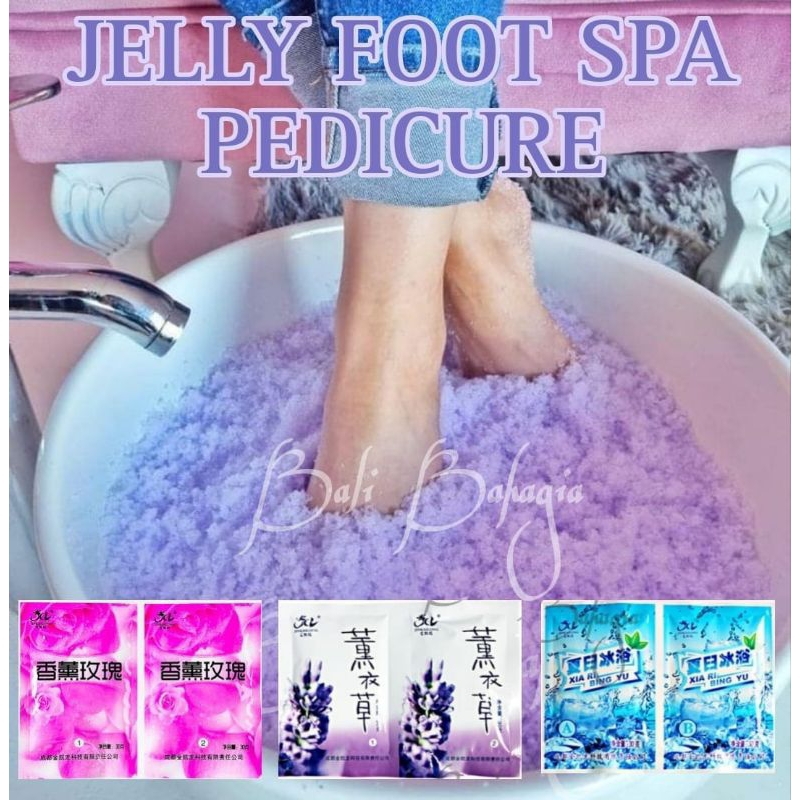 Jual Jelly Foot Spa Pedicure/Jelly Detox Treatment Pedicure Foot Bath
