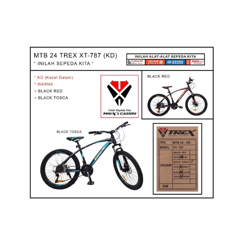 Mtb trex 787 hot sale