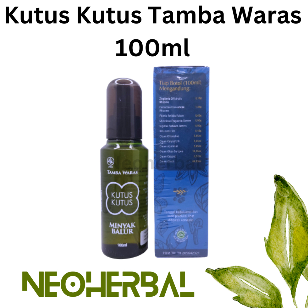 Jual Minyak Kutus Kutus Tamba Waras Asli Bali 100ml Shopee Indonesia