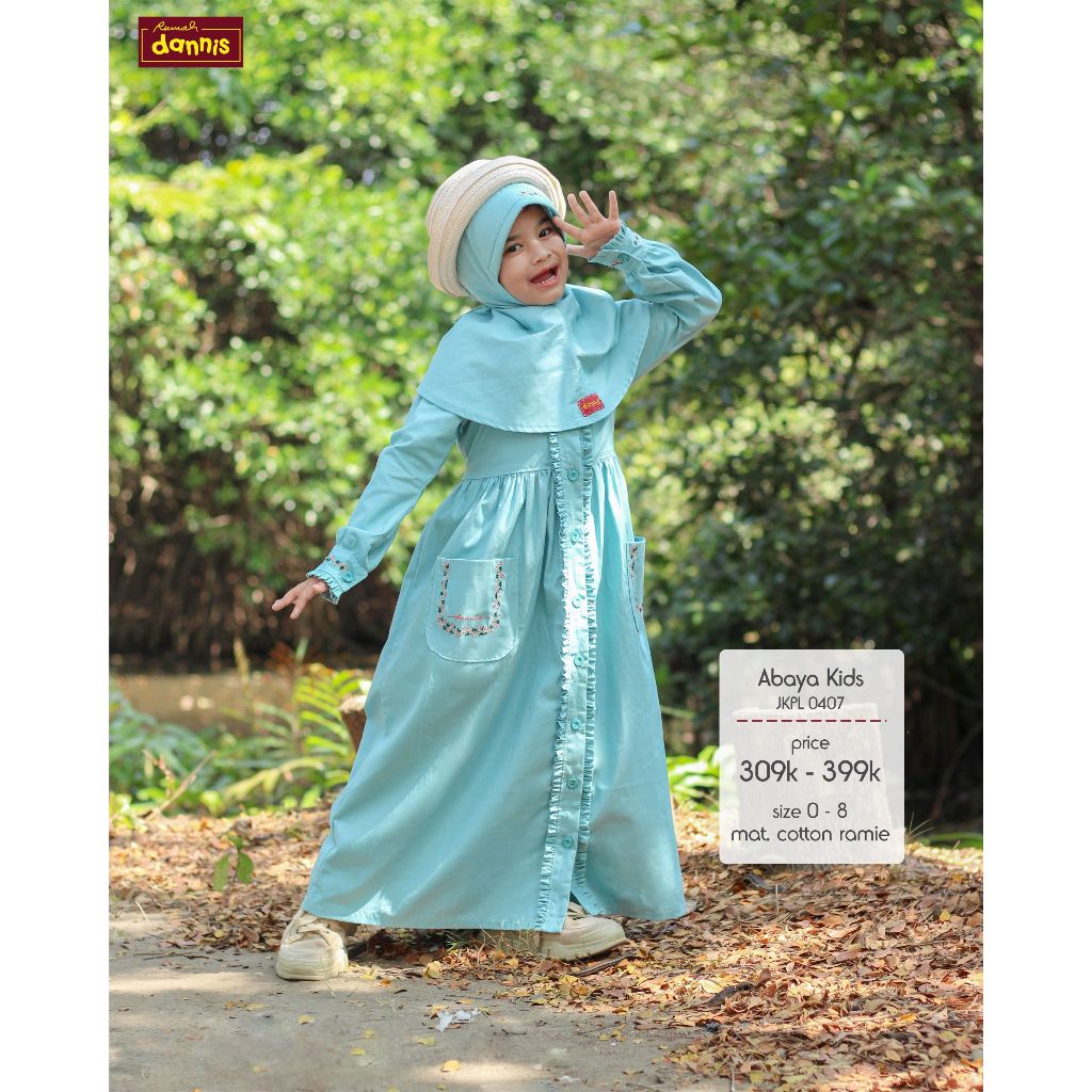 Jual Abaya Kids Couple Kids & Mom Dannis Baju Muslim Anak