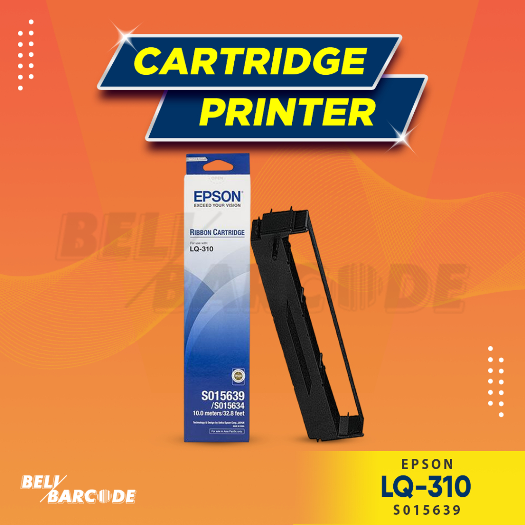 Jual Epson Pita Cartridge LQ310 Ribbon Hitam Printer Dot Matrix