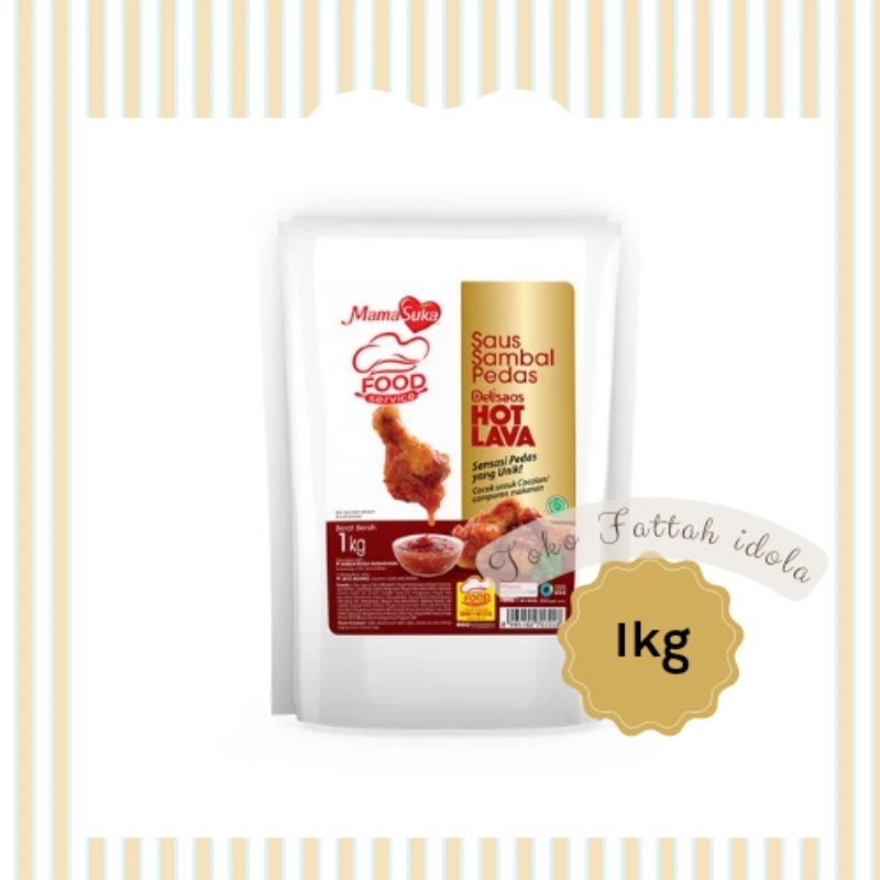 Jual Saus HOT LAVA DELISAOS mama suka 1KG TERMURAH | Shopee Indonesia