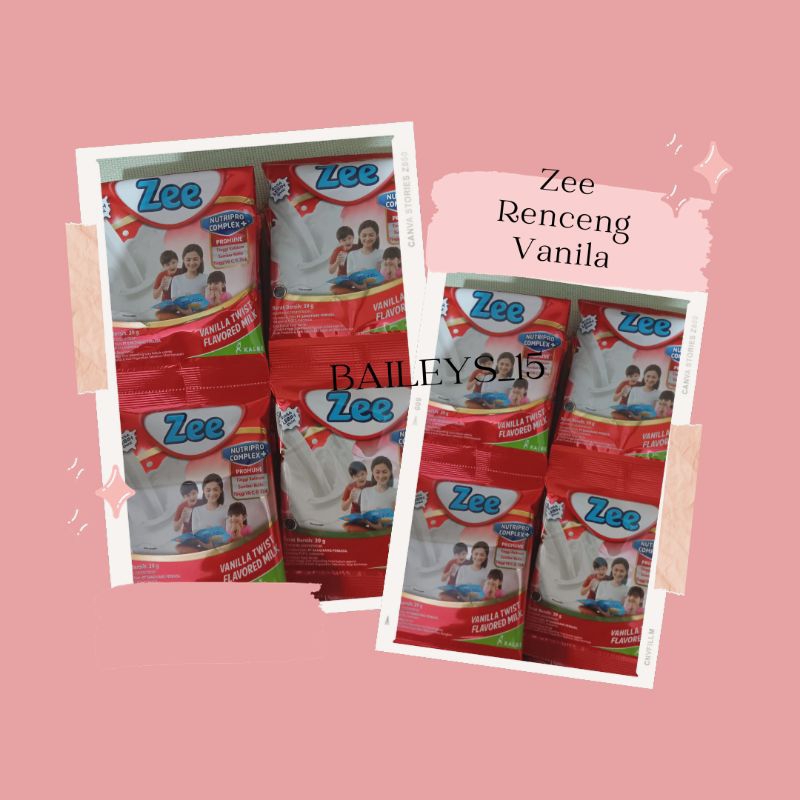 Jual Susu Zee Renceng 1 renceng 10 sachet | Shopee Indonesia