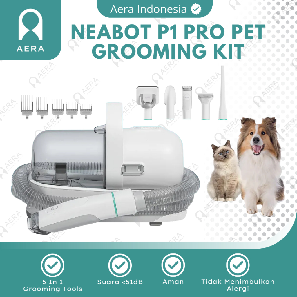 Jual Neabot Pet Grooming Kit P1 Pro Vacuum Cleaner Hewan Kucing Anjing