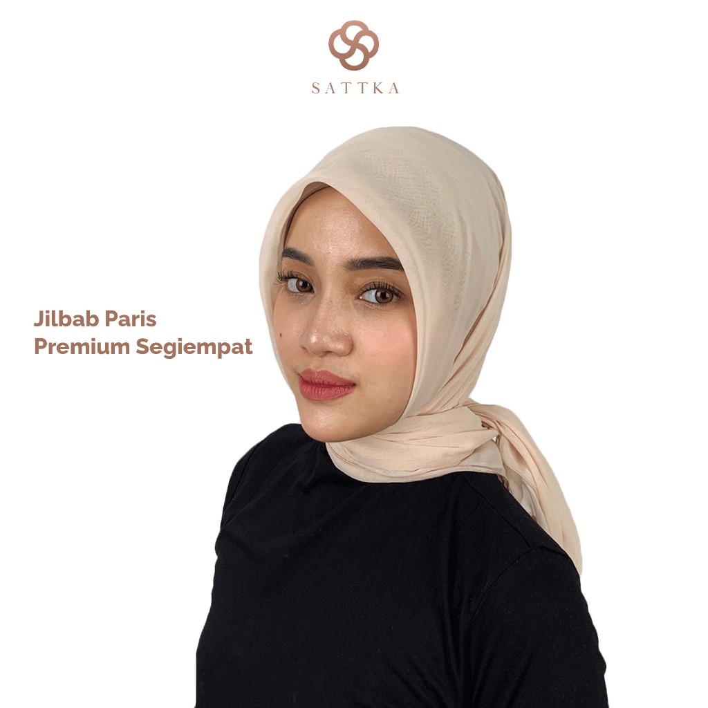 Jual JILBAB Paris Premium Segiempat / Kain Original Jepang | Shopee