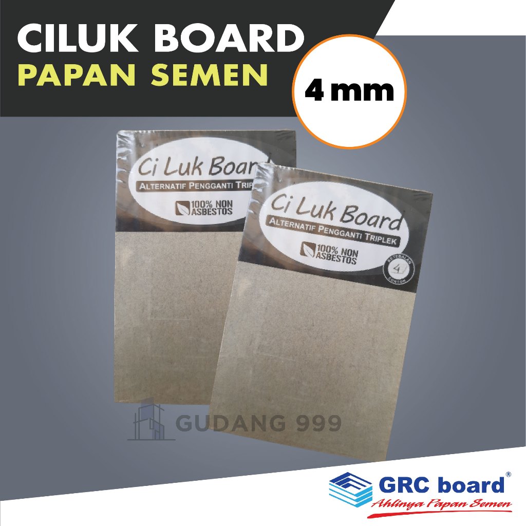 Jual Grc Board 4mm Papan Grc Ciluk Board Papan Semen Semen