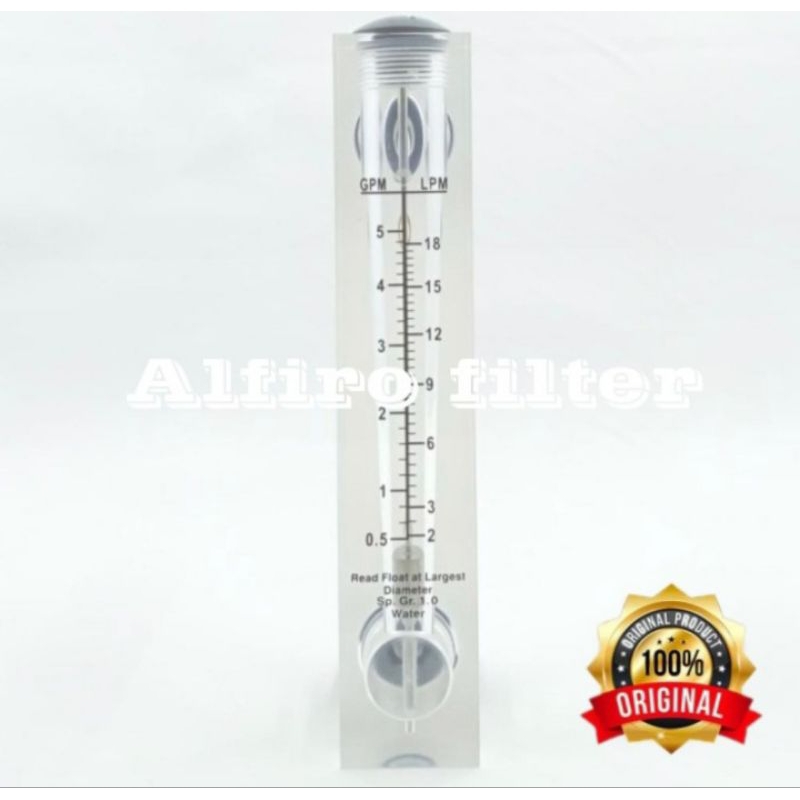 Jual Flow Meter Gpm Regulator Rotameter Panel Ro Gpm Shopee Indonesia