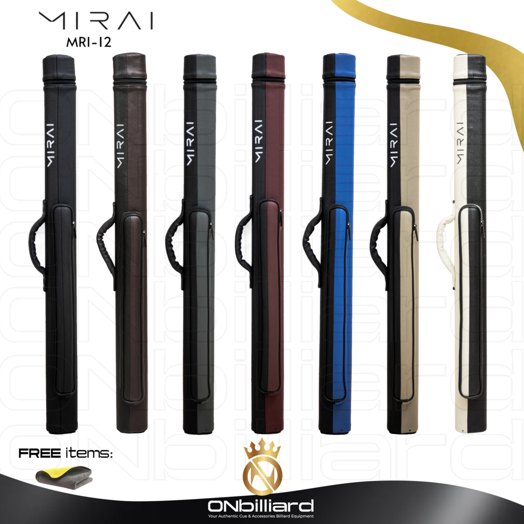 Jual Mirai 1x2 Tas Billiard Mirai Cue Case Billiard Mirai Burgundy