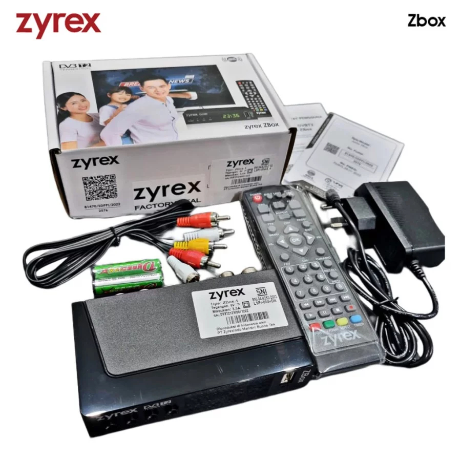 Jual PROMOOO!!! STB ZYREX SET TOP BOX DIGITAL ZYREX ZBOX CHIPSET