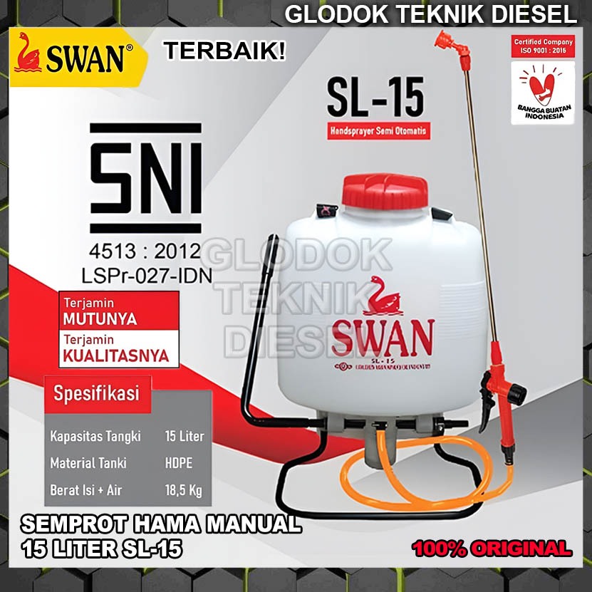 Jual Swan Alat Semprot Semprotan Hama Liter Plastik Manual Sprayer Sl Sl Liter Original