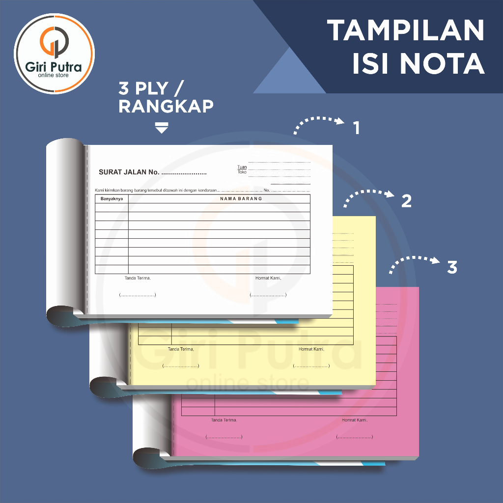 Jual Surat Jalan 3 Rangkap / Nota Surat Jalan / A6 / A5 | Shopee Indonesia