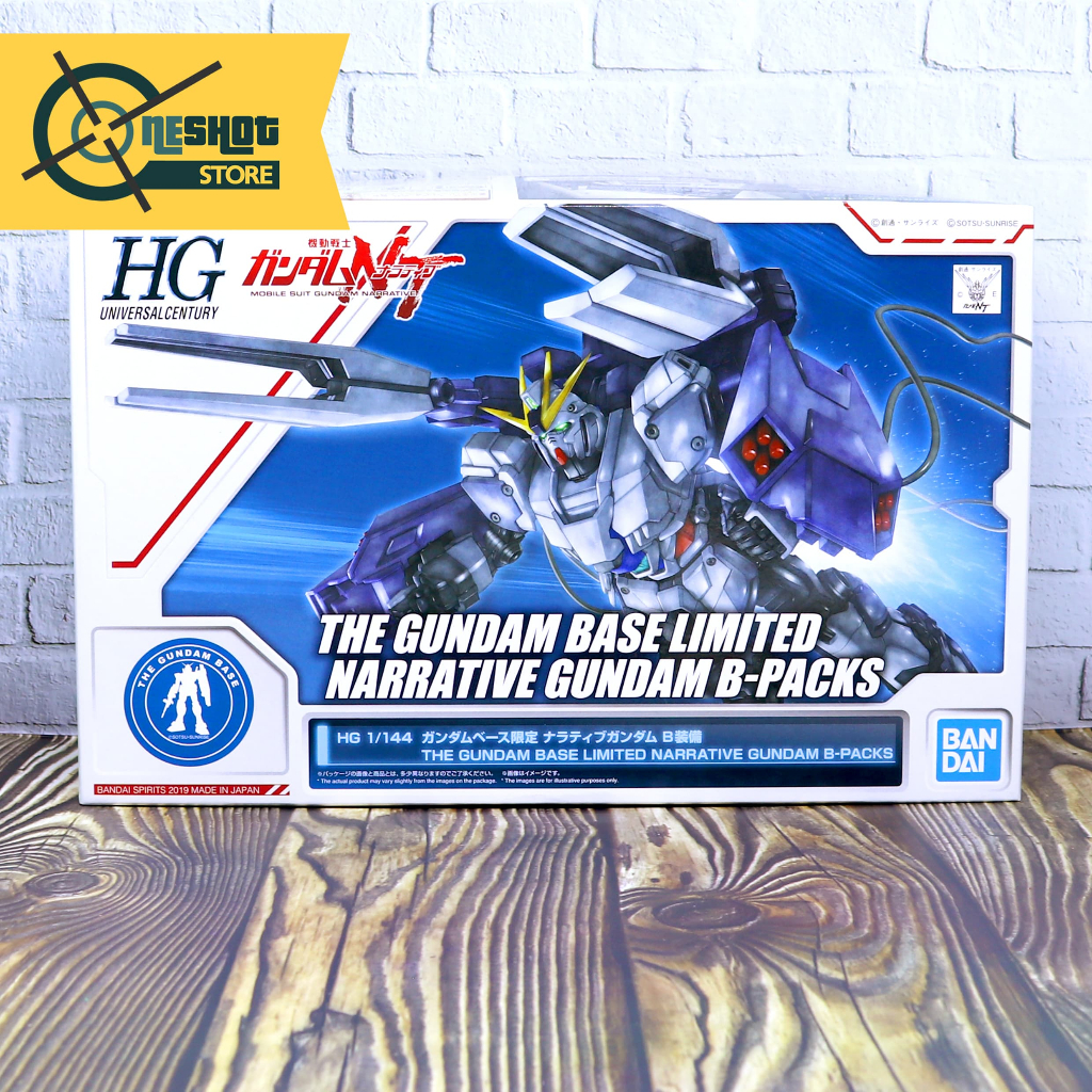 Jual Bandai HG Narrative Gundam B-Packs Gundam Base Limited HGUC 1/144 ...