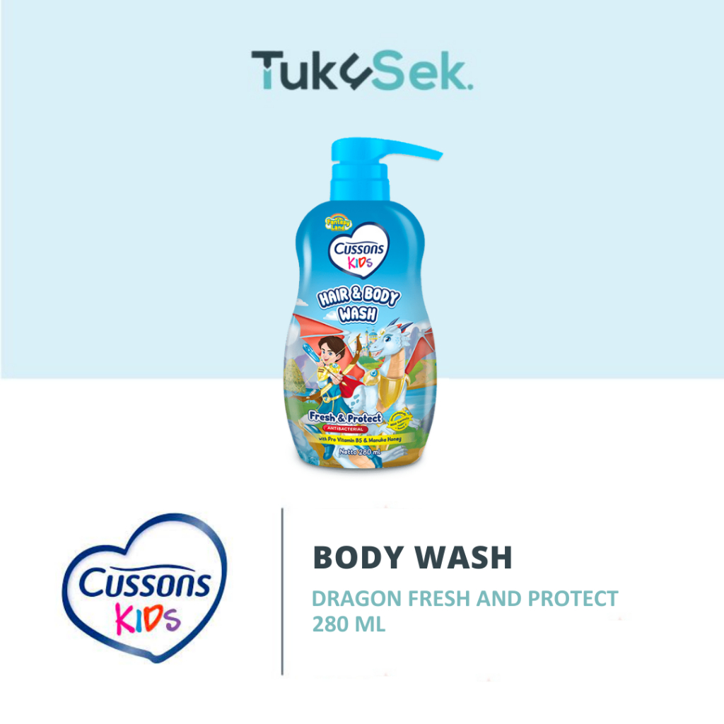 Jual TUKUSEK Cussons Kids Body Wash Dragon Fresh & Protect - Sabun Anak ...