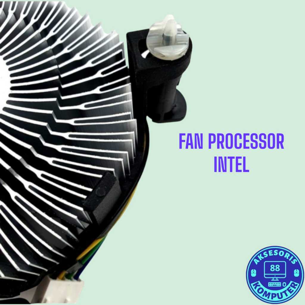 Jual FAN Processor Intel LGA 775 1150 1151 1155 1156 STD Heatsink Kipas ...