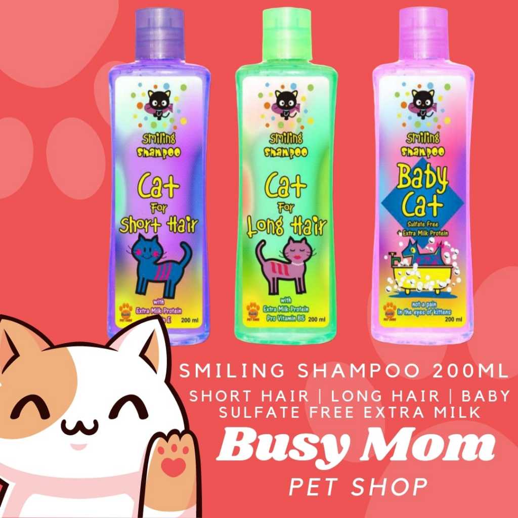 Jual Raid All Smiling Cat Shampoo Kucing 200ml Baby Cat / Long Hair
