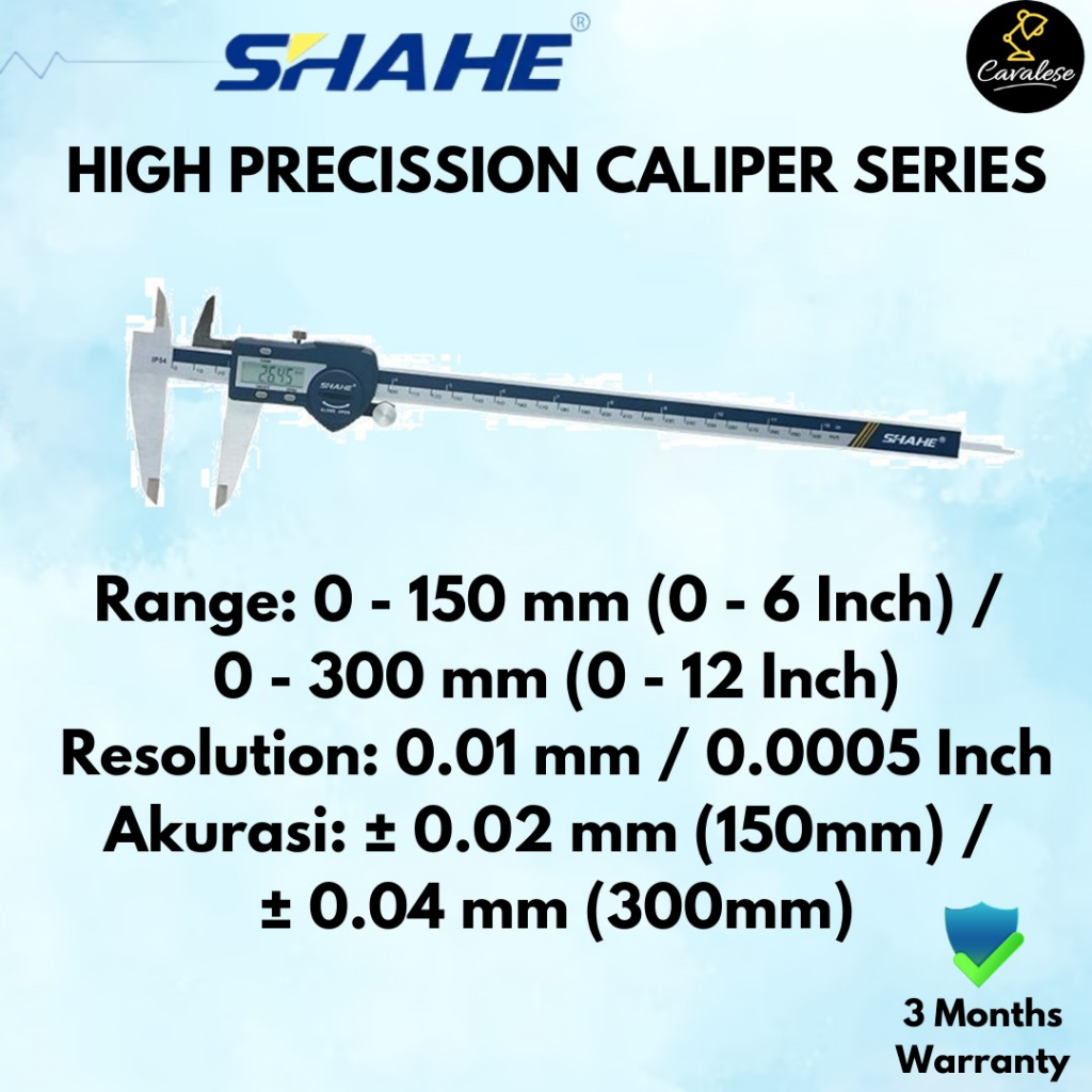 Jual SHAHE High Precision Caliper Jangka Sorong Digital Stainless 5110 ...