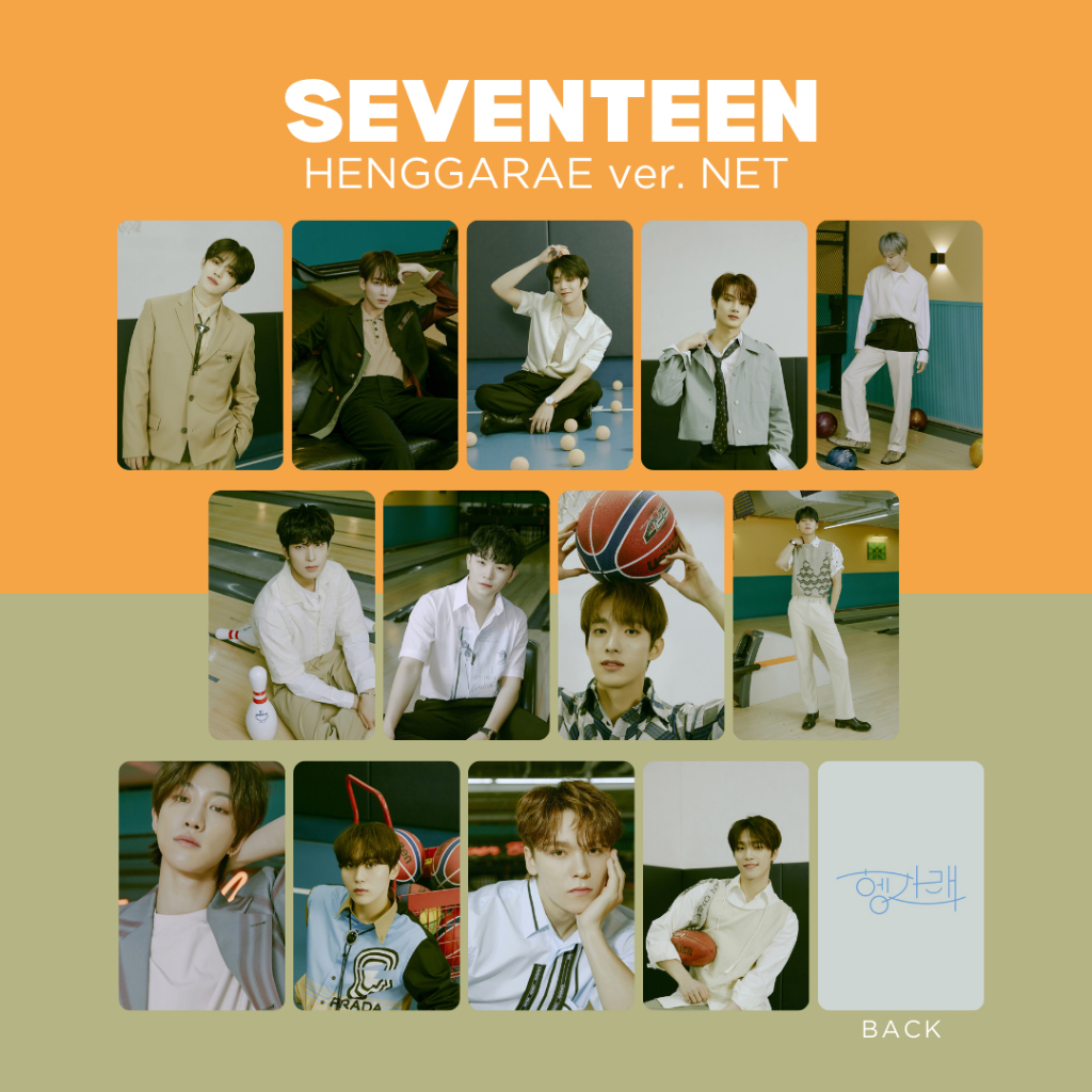 Jual SEVENTEEN [HENG GARAE] Ver NET - Pc Kpop Unoff Photocard 2 Sisi ...