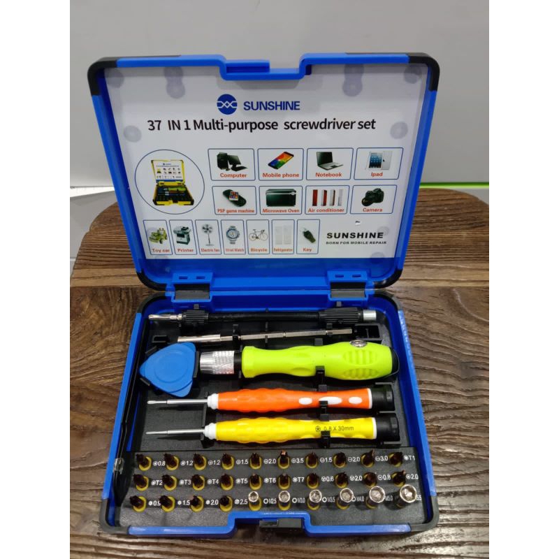 Jual OBENG SET SUNSHINE 37 IN 1 MULTI PURPOSE | Shopee Indonesia