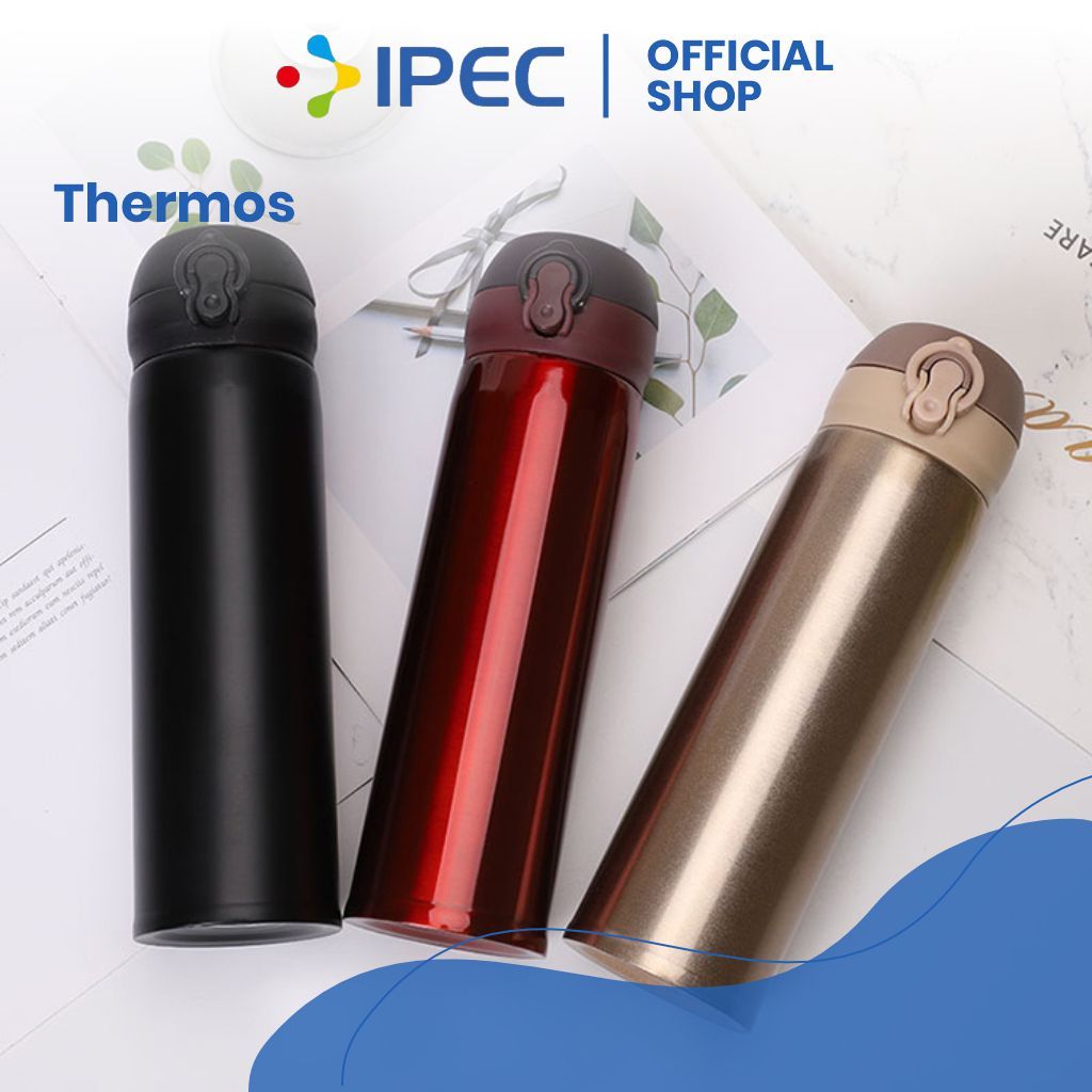 Jual Thermos Air Panas Kancing Polos Thermos Thumbler Polos Stainless Tumblr Cantik