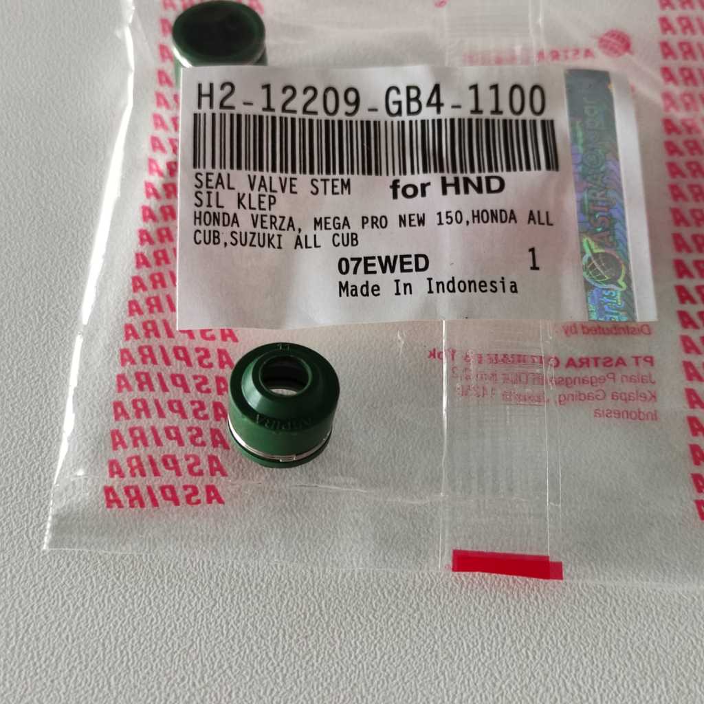 Jual Seal Klep Valve Honda GRAND PRIMA ASTREA SUPRA KHARISMA BEAT VARIO ...