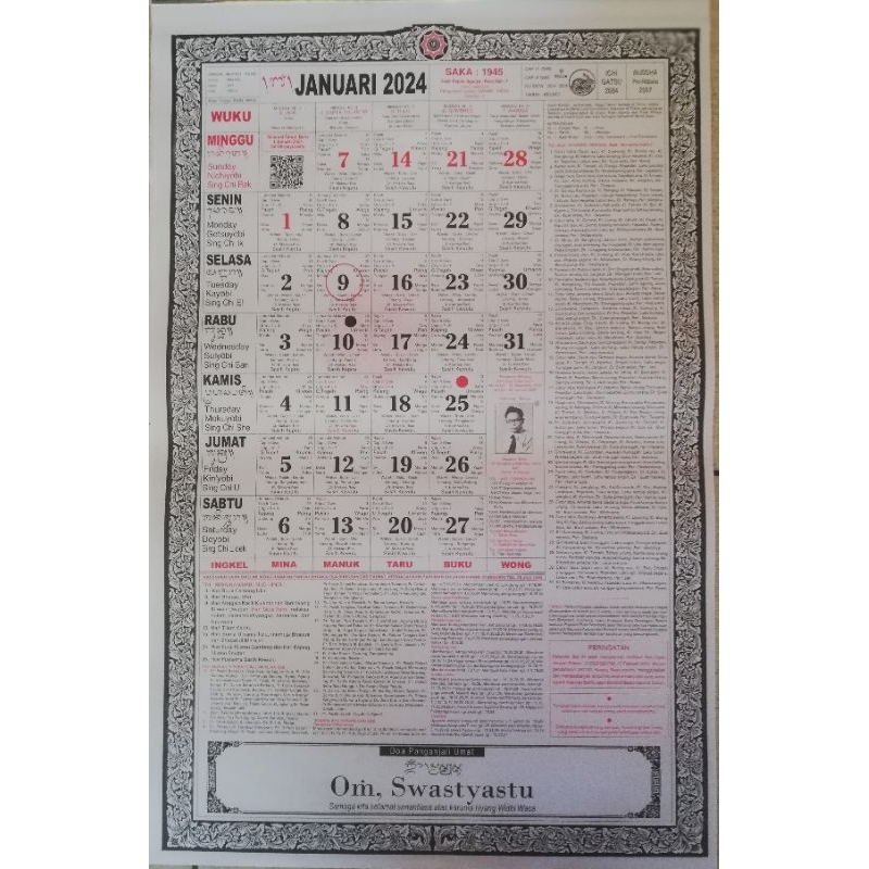 Jual KALENDER BALI 2024 I Kt. BANGBANG GDE RAWI (ALM) DAN PUTRA