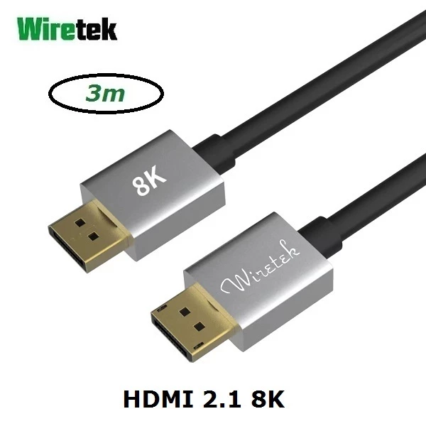 HDMI 2.1 Ultra High Speed HDMI 8K 60Hz HDR eARC Cable 3meter WIRETEK