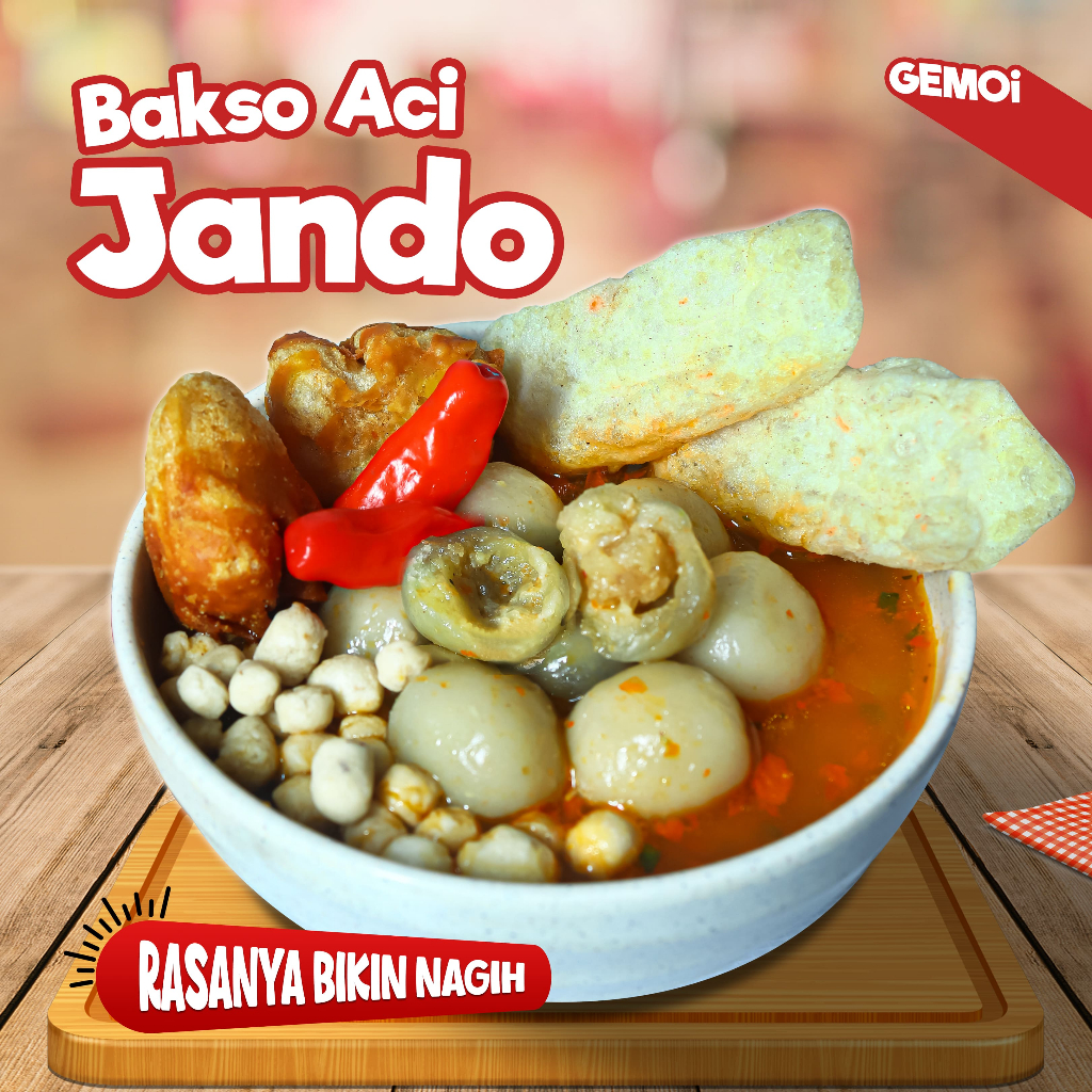 Jual Gemoi Bakso Aci Package 3 Variant Isi Jando Tulang Rangu Ayam