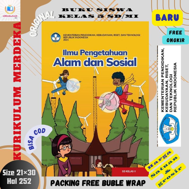 Jual Buku Siswa Ilmu Pengetahuan Alam Dan Sosial IPAS Kelas 5 Kurikulum ...