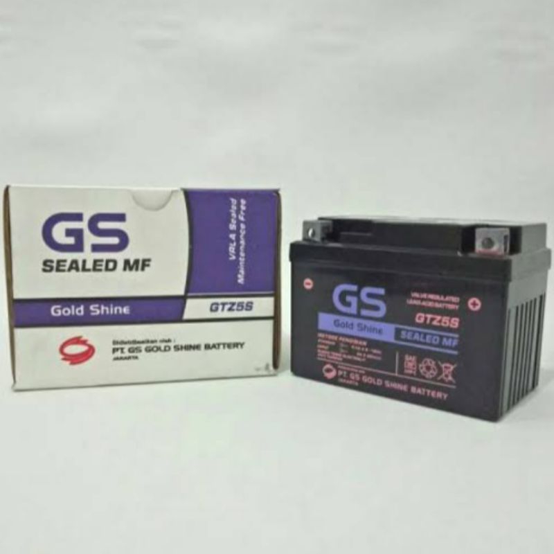 Jual Aki GS GTZ5S Gold Shine Aki Motor Beat Vario | Shopee Indonesia