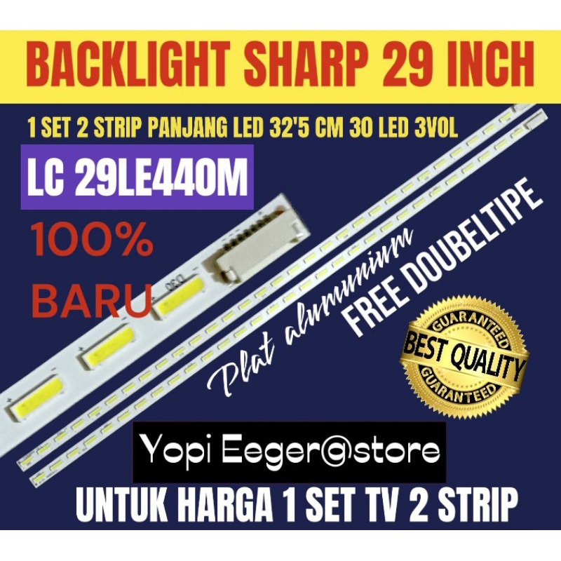 Jual BACKLIGHT TV LED SHARP 29 INCH LC 29LE440M BACKLIGHT TV LED 29 ...