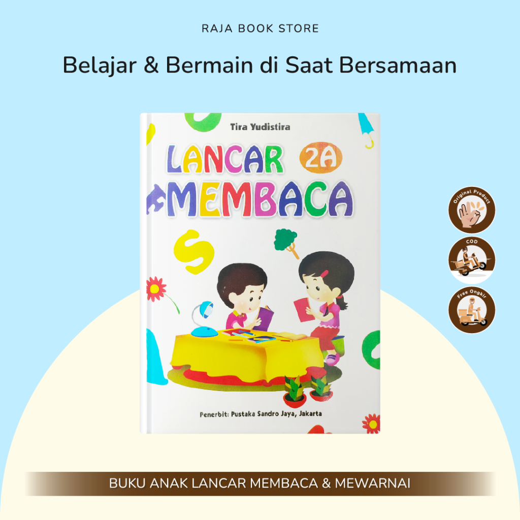 Jual Buku Anak Lancar Membaca & Mewarnai 1A 1B 2A 2B Untuk TK PAUD SD ...