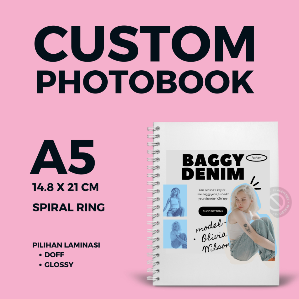 Jual [A5] Cetak Photobook Spiral Ring Photobook Hardcover Ring