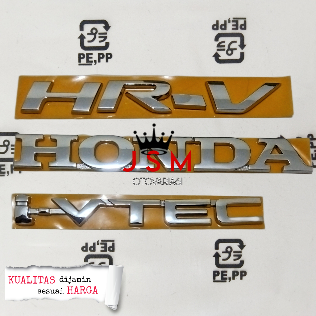Jual Emblem HRV/ Emblem Bagasi HONDA HRV | Shopee Indonesia