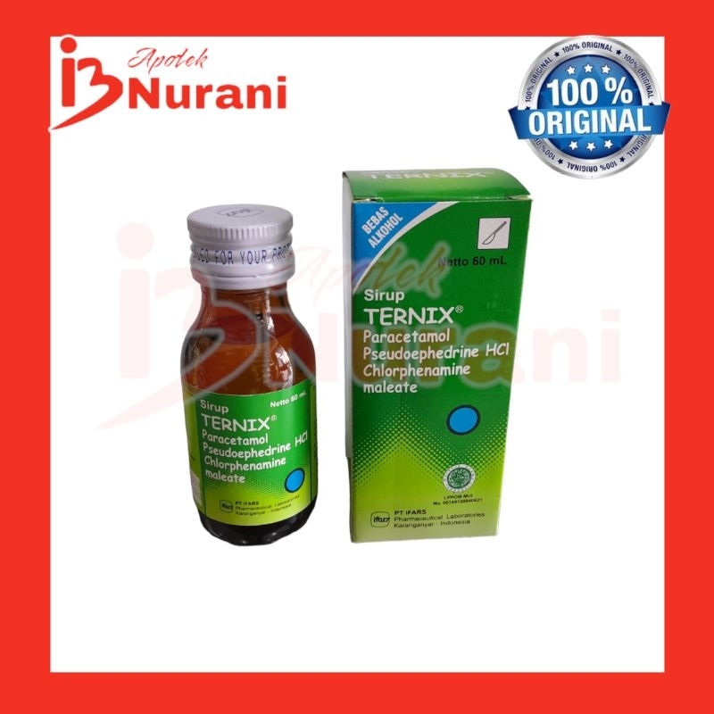 Jual TERNIX SIRUP 60 ML demem flu pilek | Shopee Indonesia