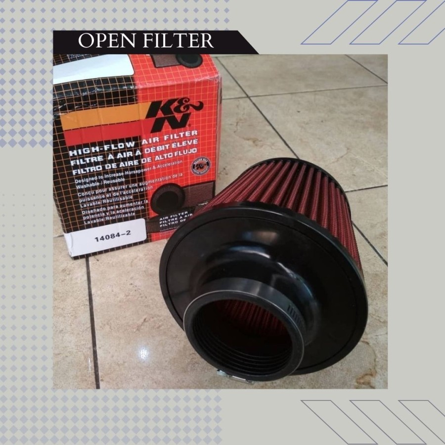Jual Open Filter K&N Universal 2.5inch | Shopee Indonesia