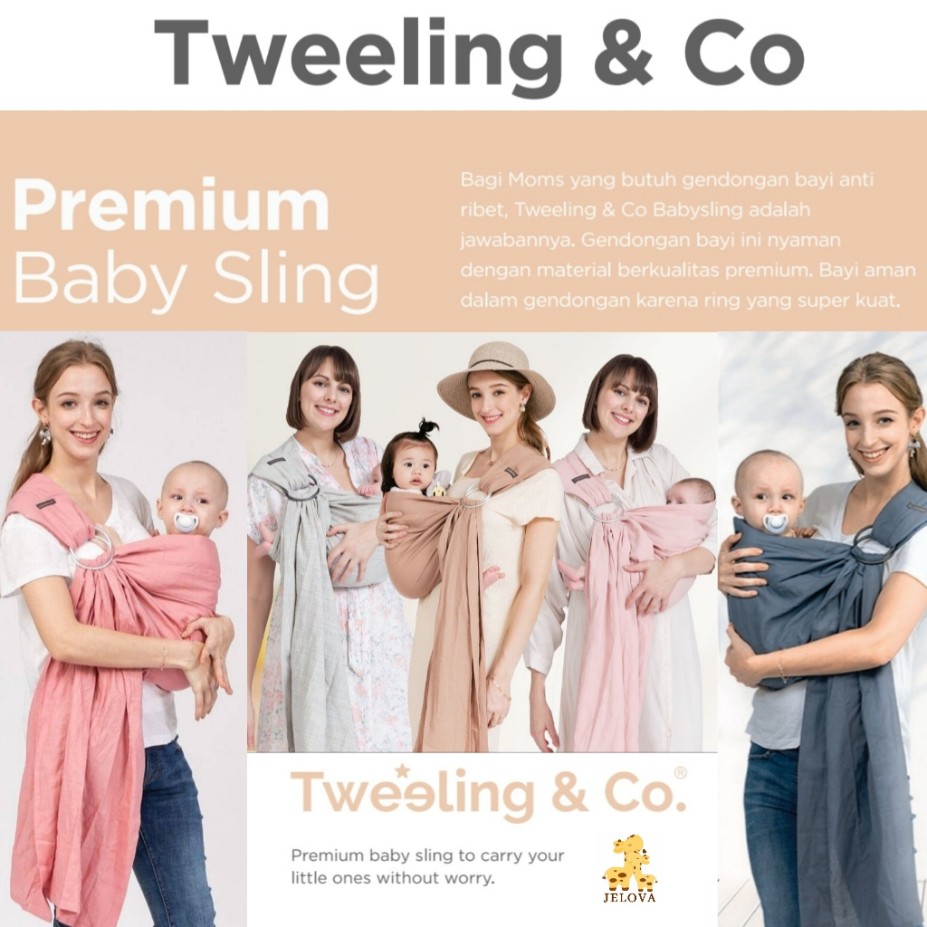 Tweeling Co 1Pcs Gendongan Bayi Ring Sling Baby Sling