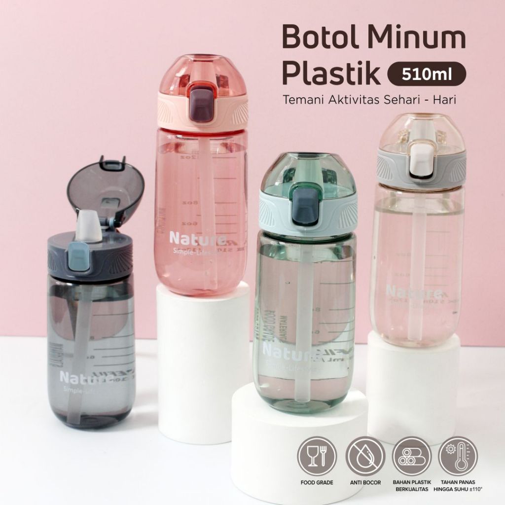 Jual Botol Minum Plastik Sport Bottle 510 ml | Shopee Indonesia